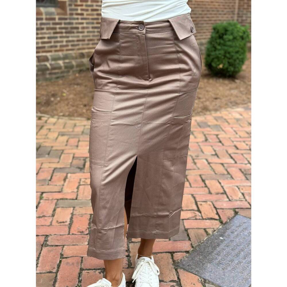 NEW MOD REF aniston skirt in taupe